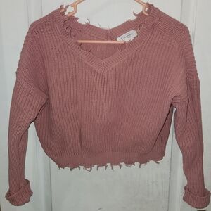 Jessica Simpson Pink Crop Top